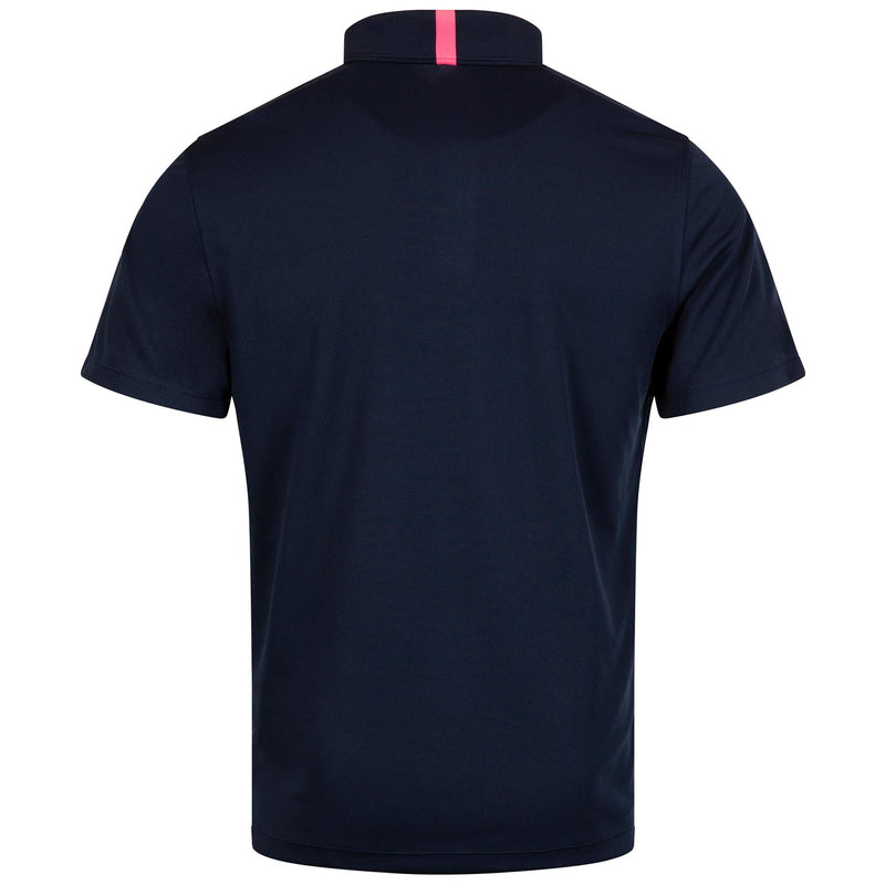 S&T Golf Logo Essential Performance Pique Polo Twilight