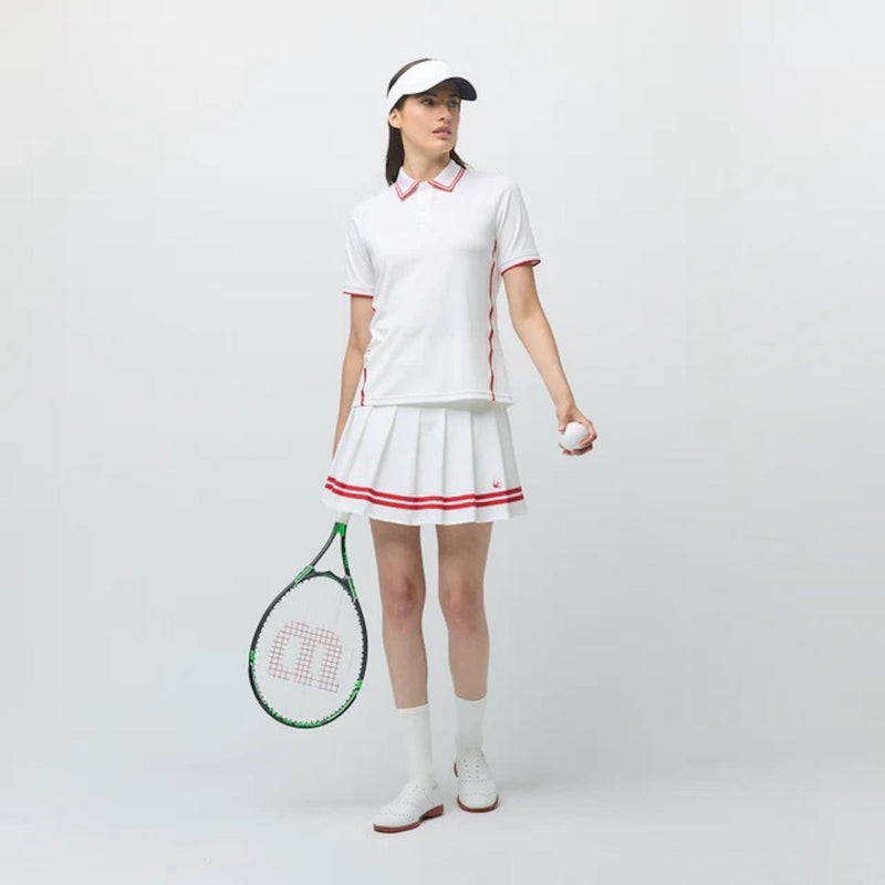 Womens Ribbon Pleated Skirt