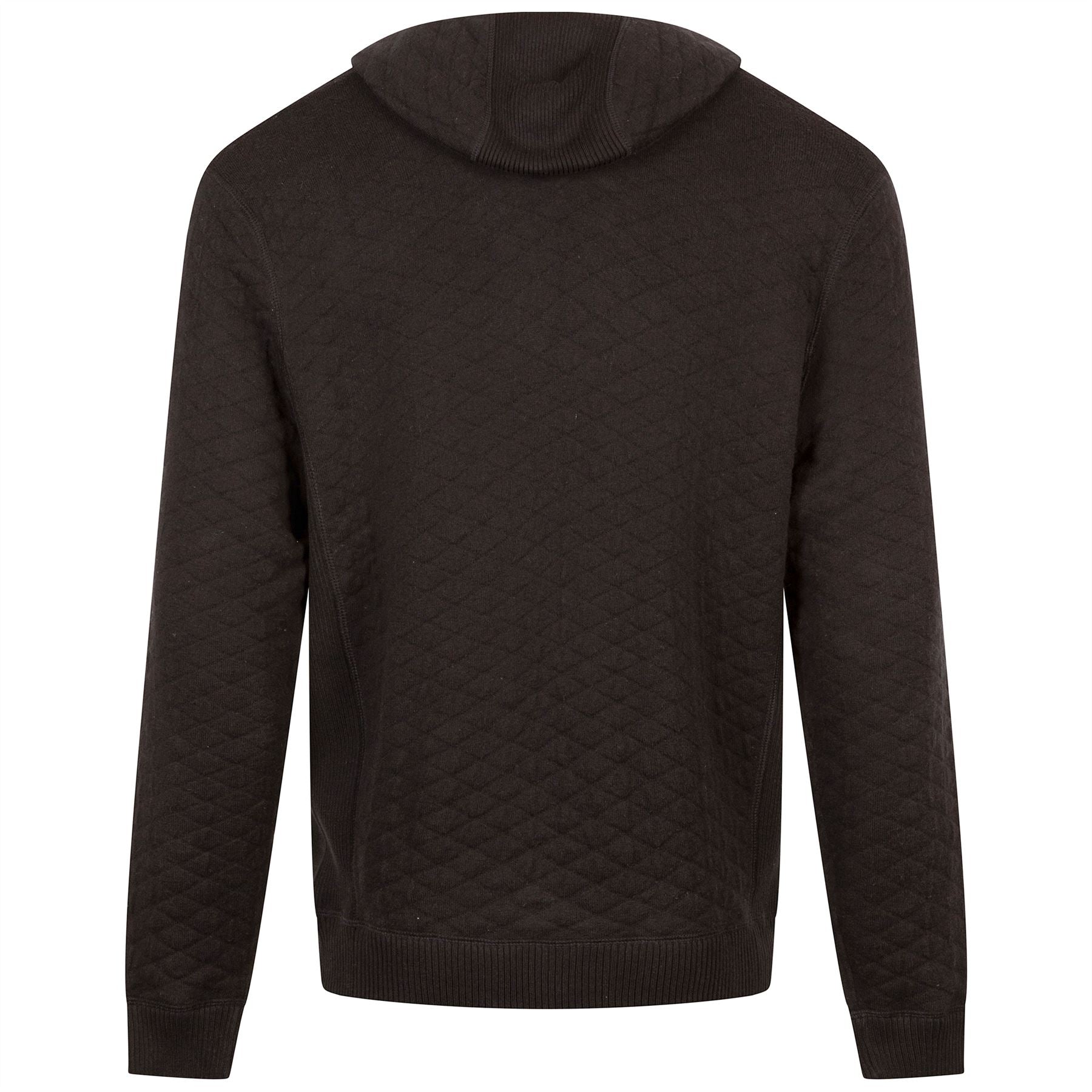 Holderness & Bourne The Wallace Hooded Sweater Black | TRENDYGOLF USA