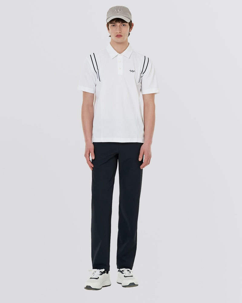 Noa Knit Polo White