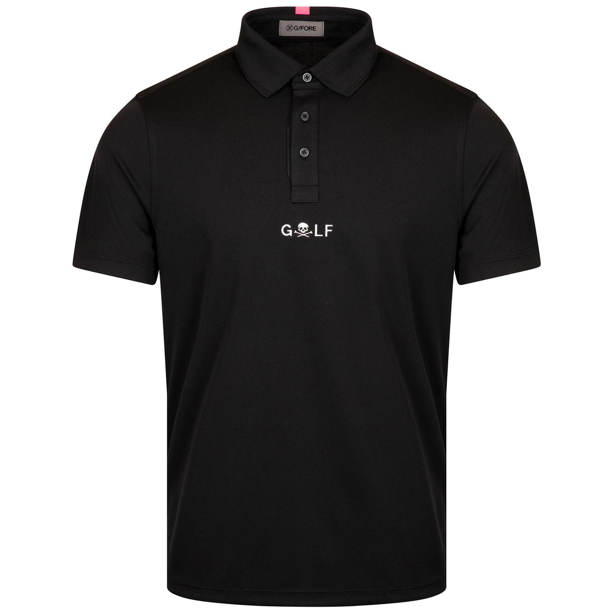 S&T Golf Logo Essential Performance Pique Polo Onyx