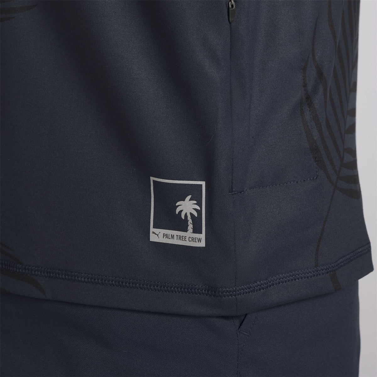 X PTC Palm Print Hoodie Deep Navy