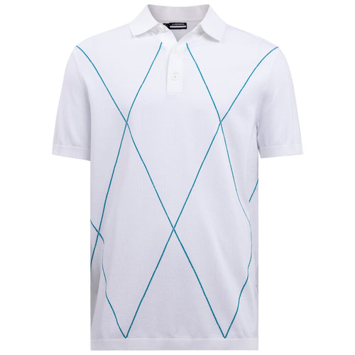 Luka Knitted Viscose Nylon Polo White - SU22