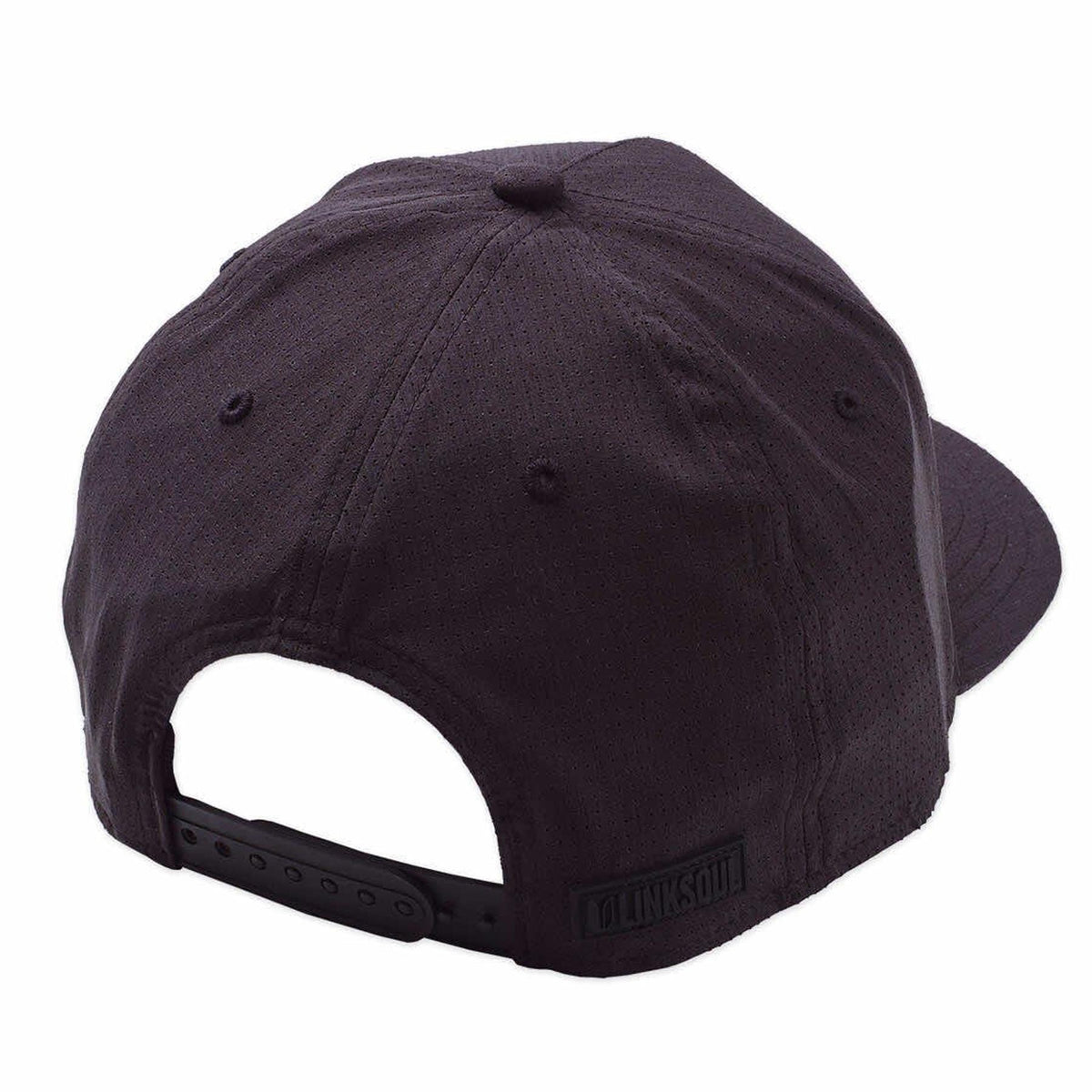 Industrial Patch Boardwalker AC Snapback Hat Black/Black/White