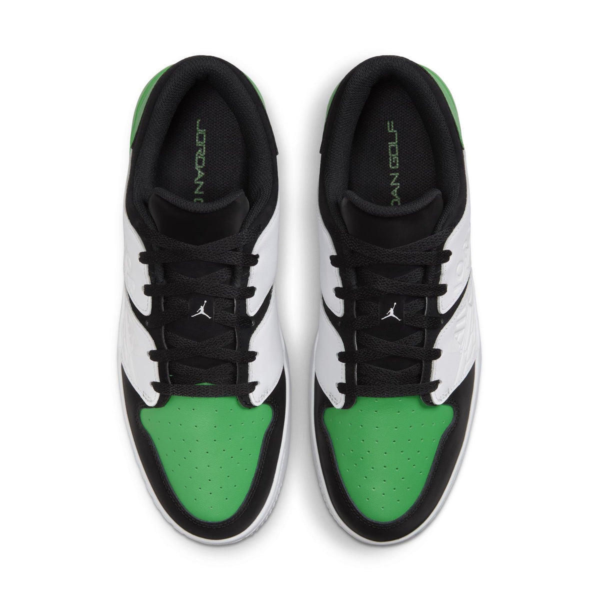 Air Jordan 1 NU Retro Golf Shoes Black/Lucky Green/White/Blue Tint