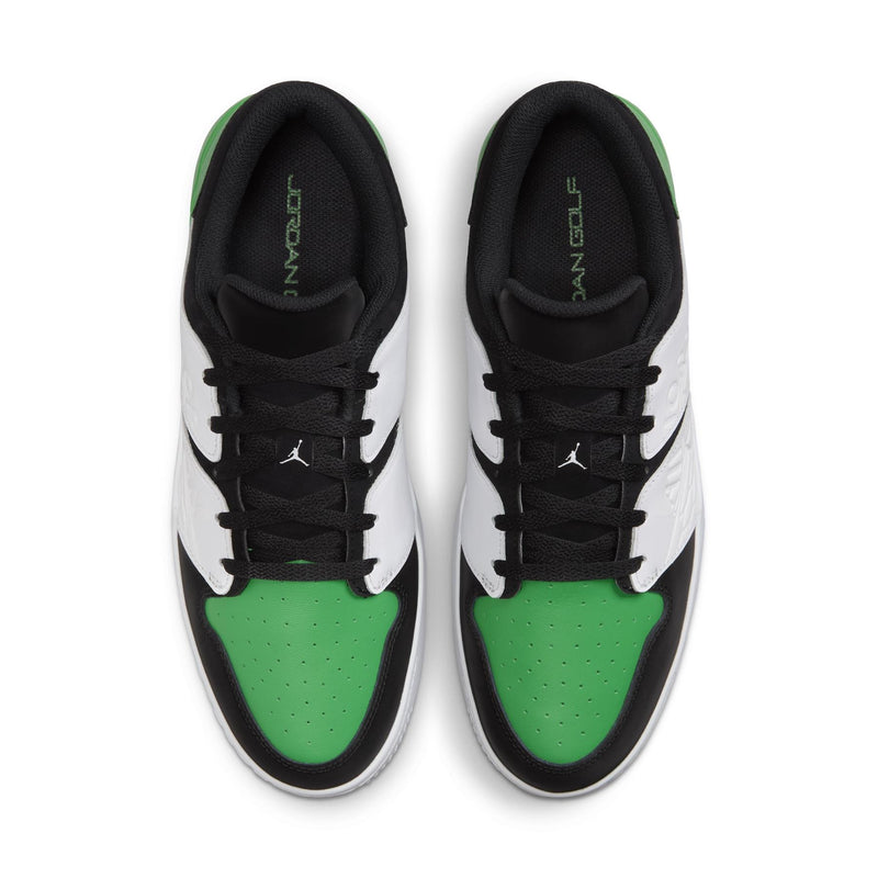 Air Jordan 1 NU Retro Golf Shoes Black/Lucky Green/White/Blue Tint