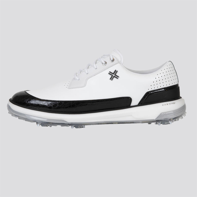 Moving Day SC RS Spiked Golf Shoes White/Black/Gator