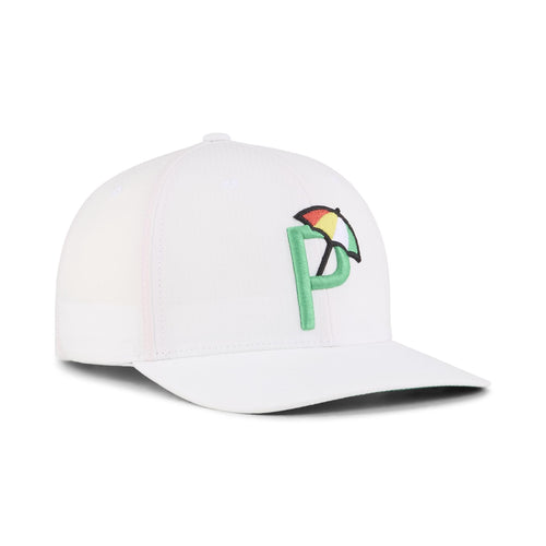 x AP Seersucker Six Panel Cap White Glow - SS25