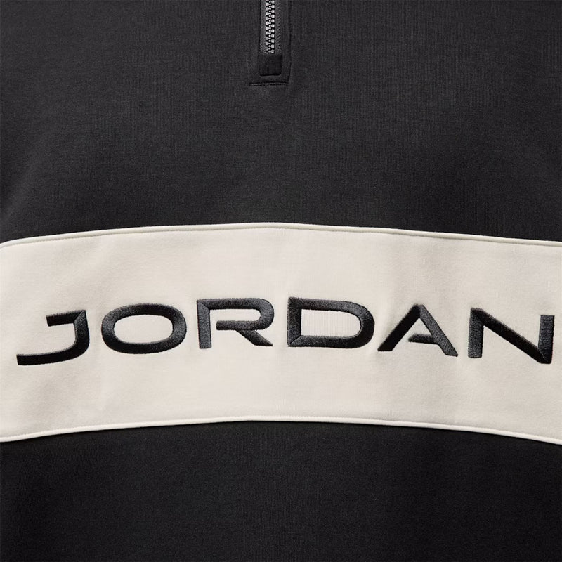 Jordan Dri-FIT Half Zip Mid Layer Black/Sail/Dark Shadow