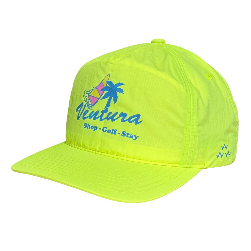 Ventura Snapback Cap Lime