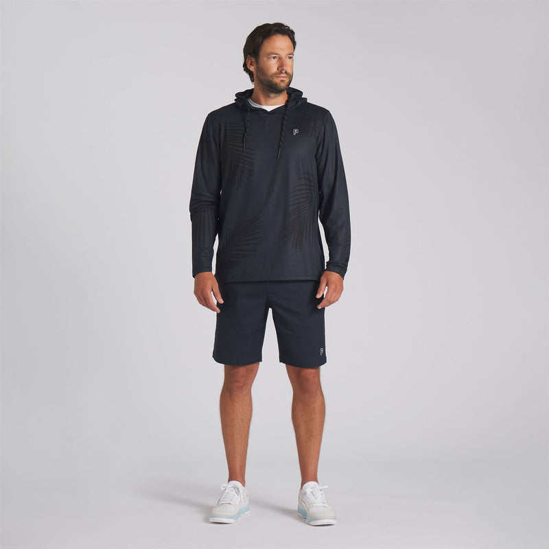 X PTC Palm Print Hoodie Deep Navy