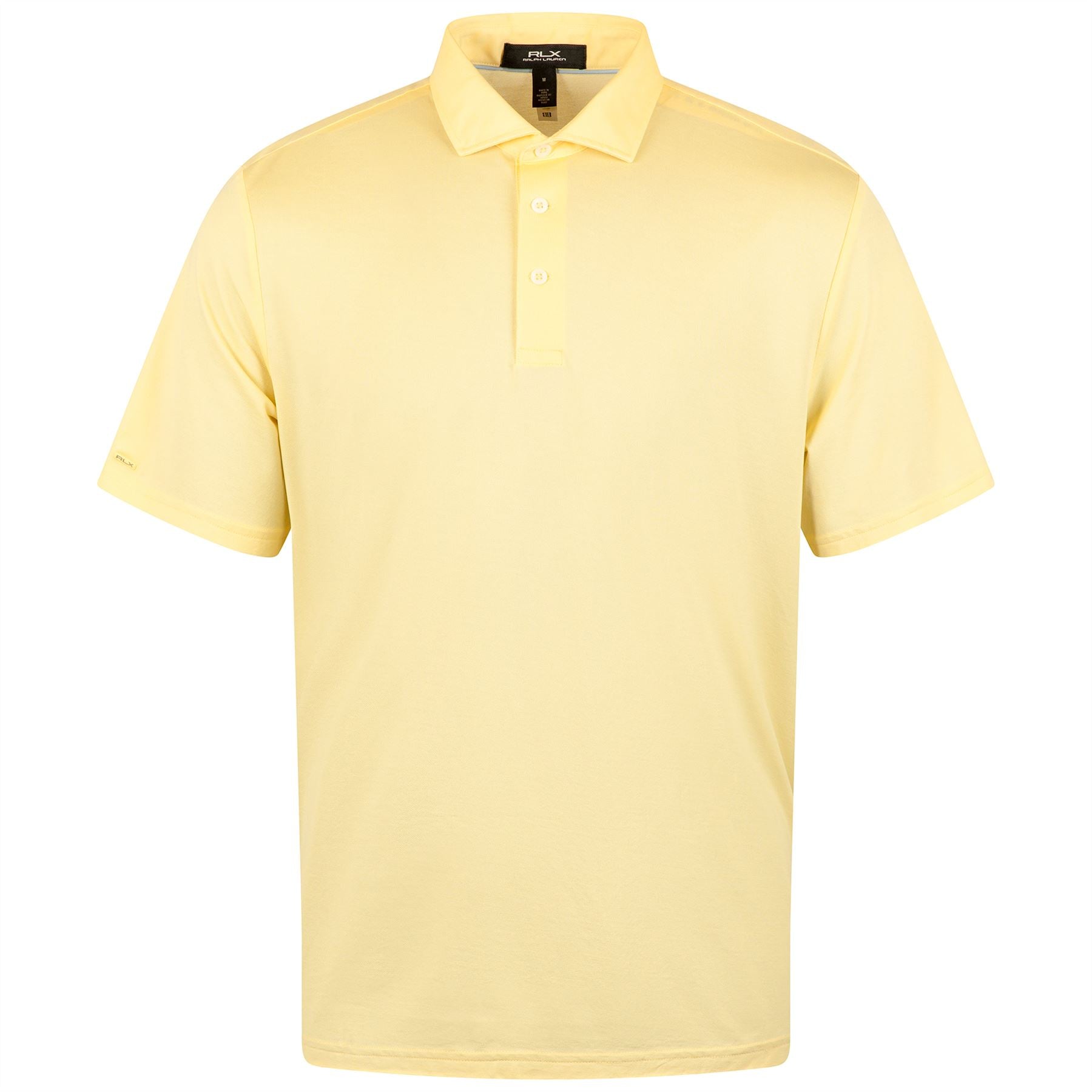 Ralph Lauren RLX Classic Fit Tour Pique Polo Wicket Yellow
