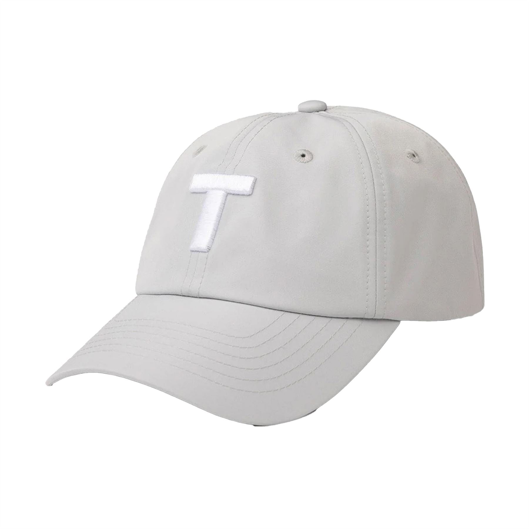 Womens T Golf Cap Light Gray