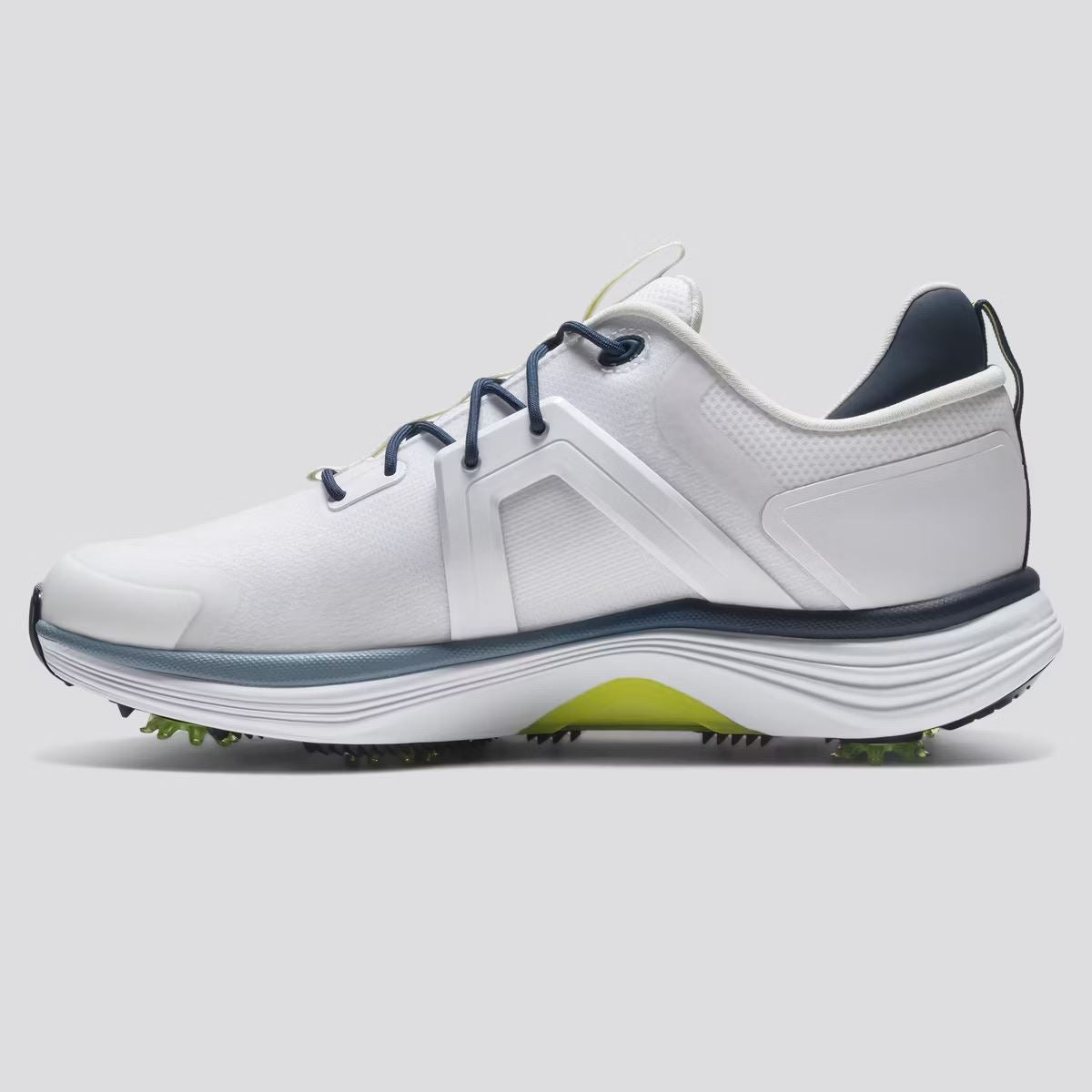 HyperFlex Cleated Laced Golf Shoes White/Blue/Lime