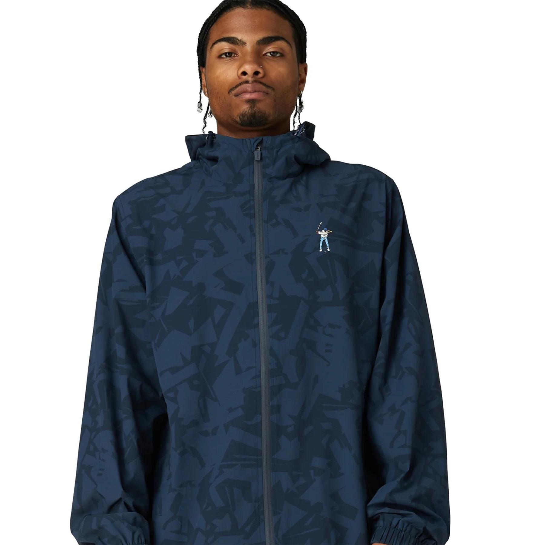 Eastside Golf Full Zip Windbreaker Midnight Shatter | TRENDYGOLF USA