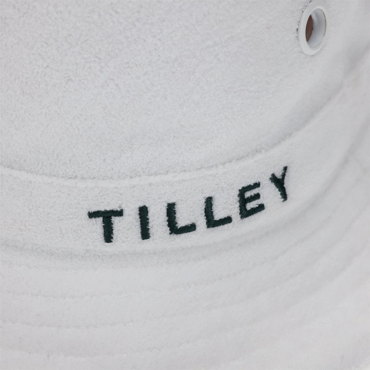 Terry Towel Sport Bucket Hat White