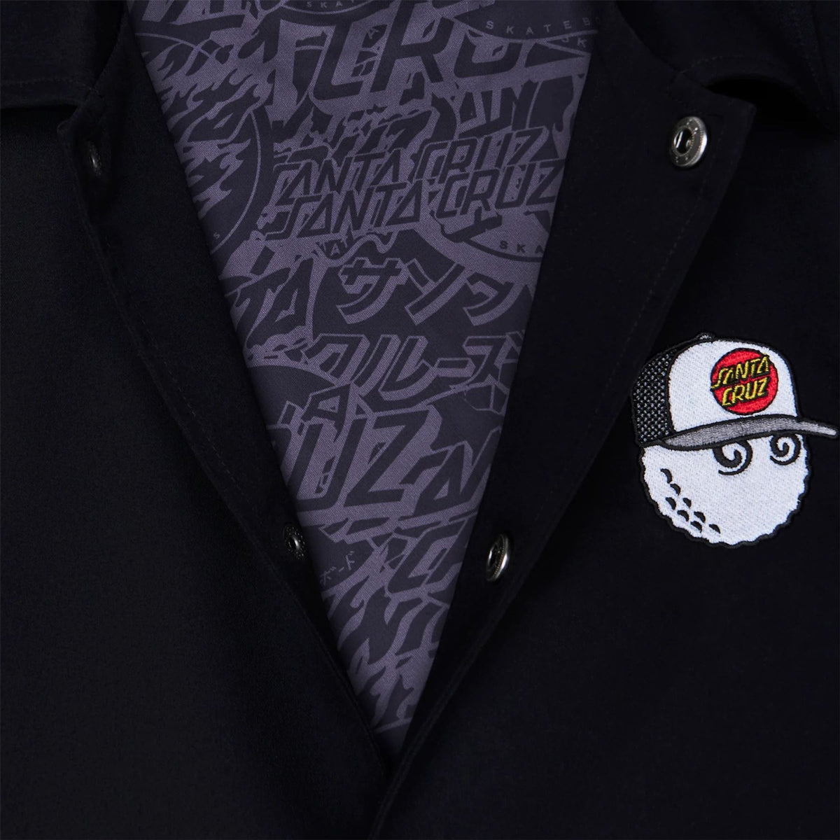 x Santa Cruz Coaches Jacket Black