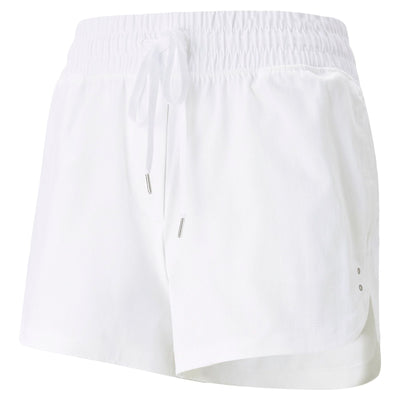 Womens Vented Solid Short Bright White - SS23