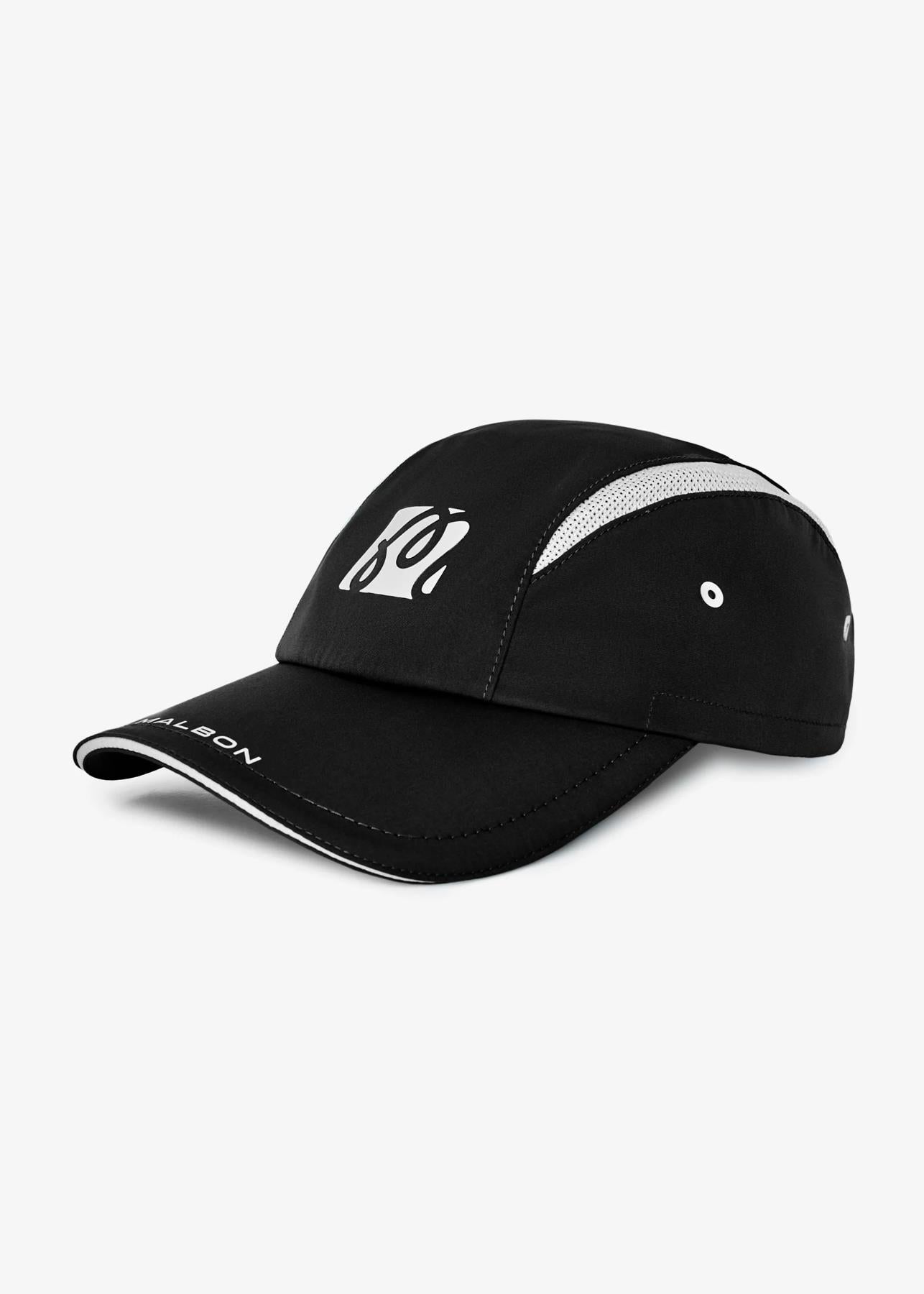Performance Mesh Panel Bungee Hat Black