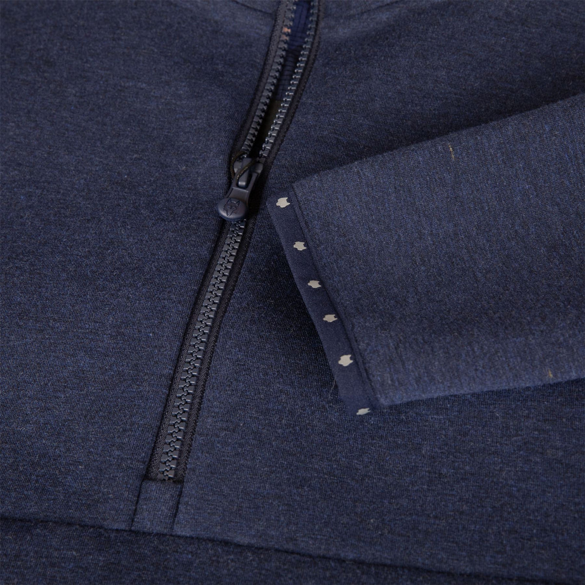 Calgary Quarter Zip Mid Layer Maltese Blue