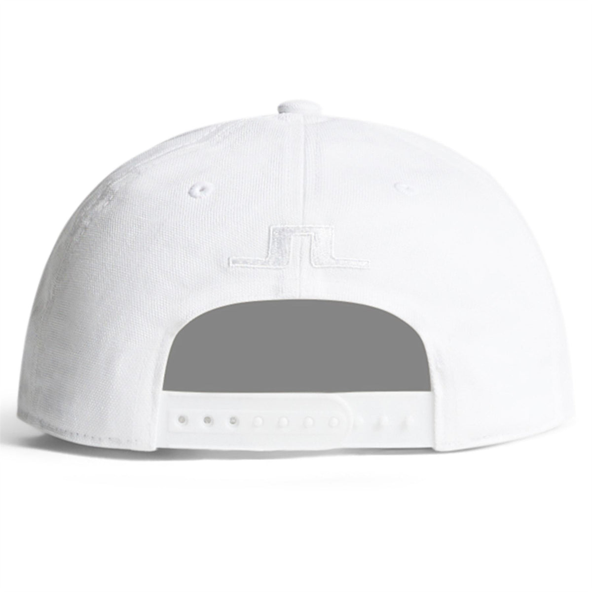 Flat Peak Cotton Twill Cap White