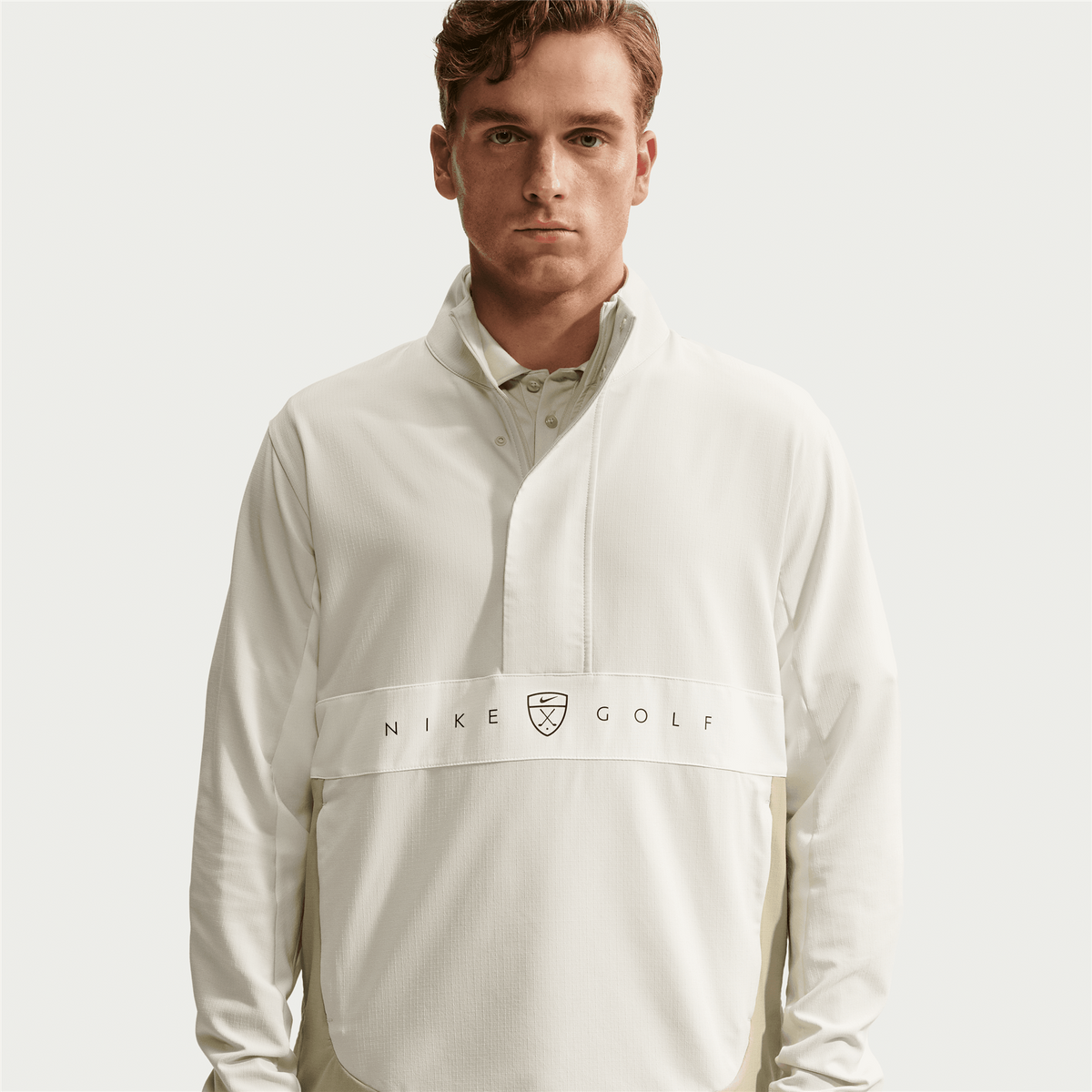 Repel Overshirt Soft Shell Golf Jacket Lt. Orewood Brn
