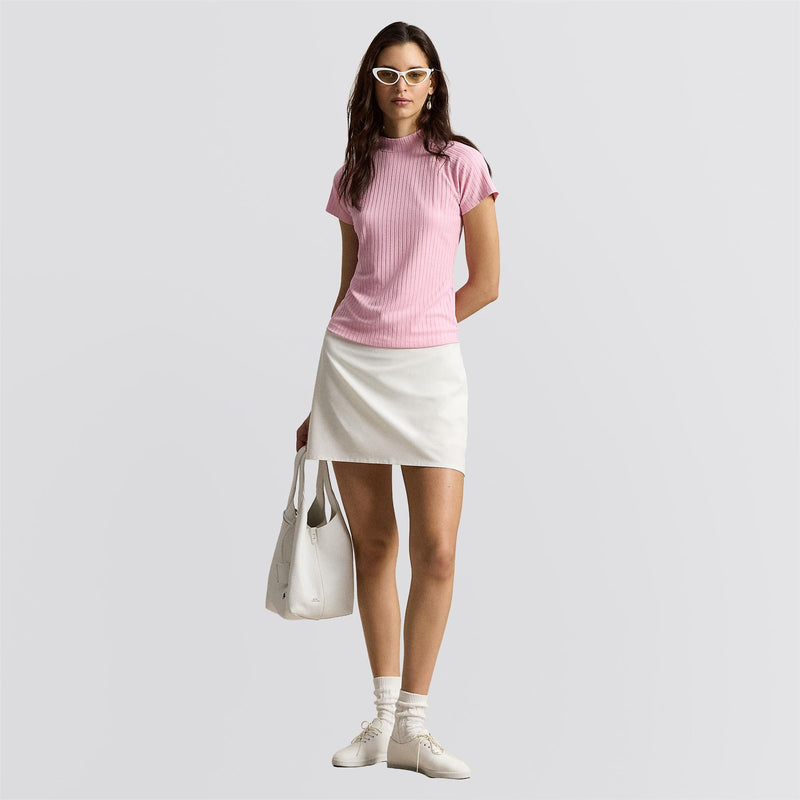 RLX Womens Drop Needle Rib Knit Polo