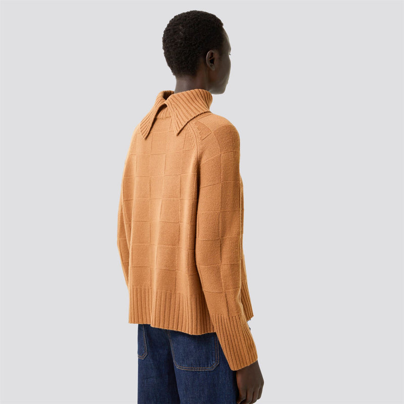 Womens Lake Knit Sweater Brown