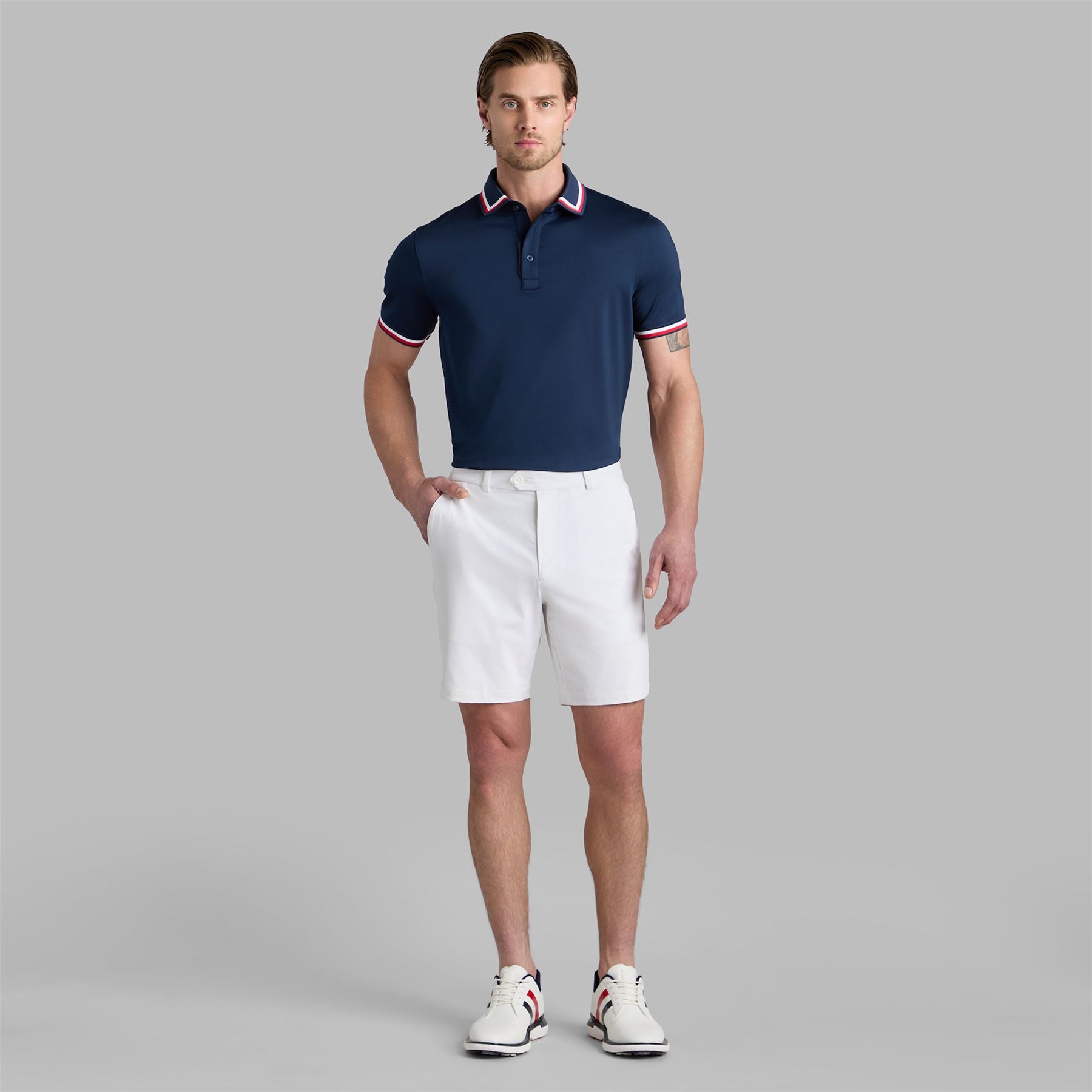 G/TAB Essential Tech Jersey Polo Twilight