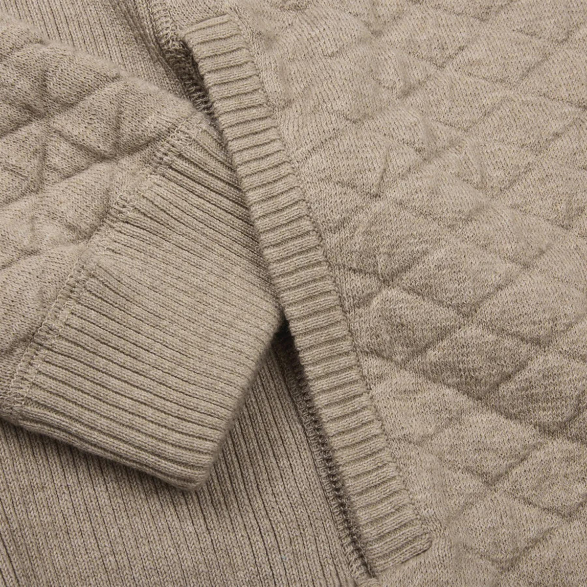 The Wallace Hooded Sweater Heathered Light Dune