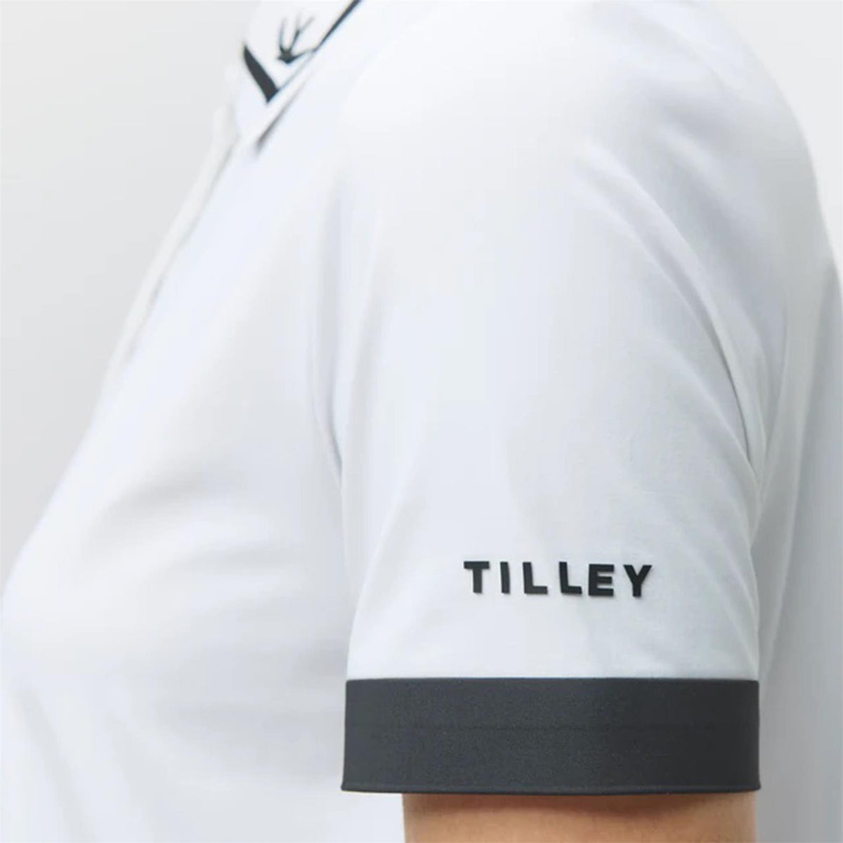 Womens Boxy Polo White/Black
