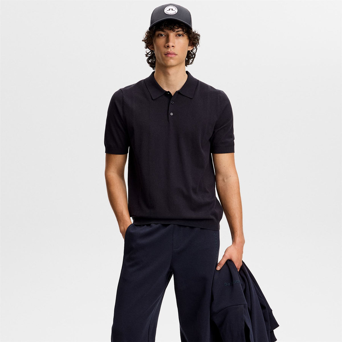 Reymond Seasonal Knit Polo JL Navy