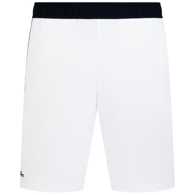 Stretch Tennis Shorts White/Navy Blue - AW23