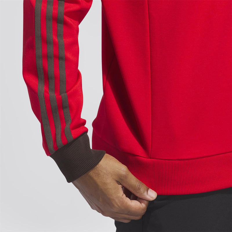 Originals 3-Stripes Quarter Zip Mid Layer Better Scarlet