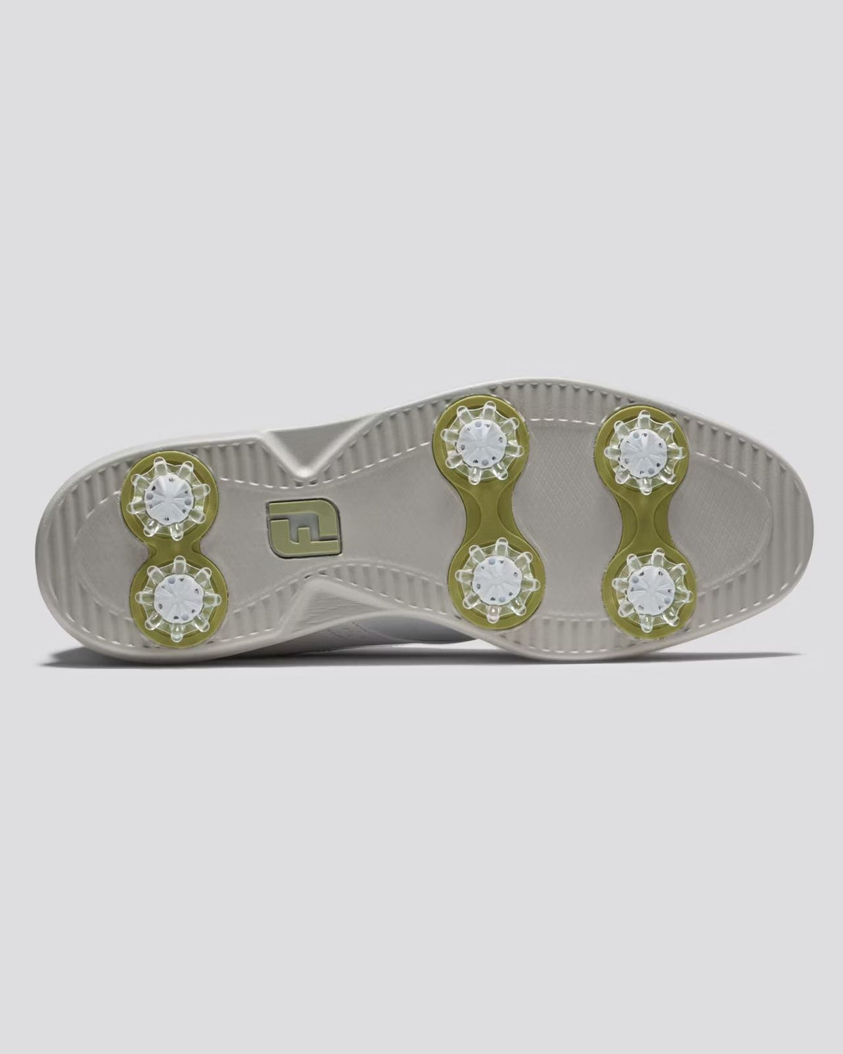 Womens FJ Traditions Cleated Laced Golf Shoes White/Grey