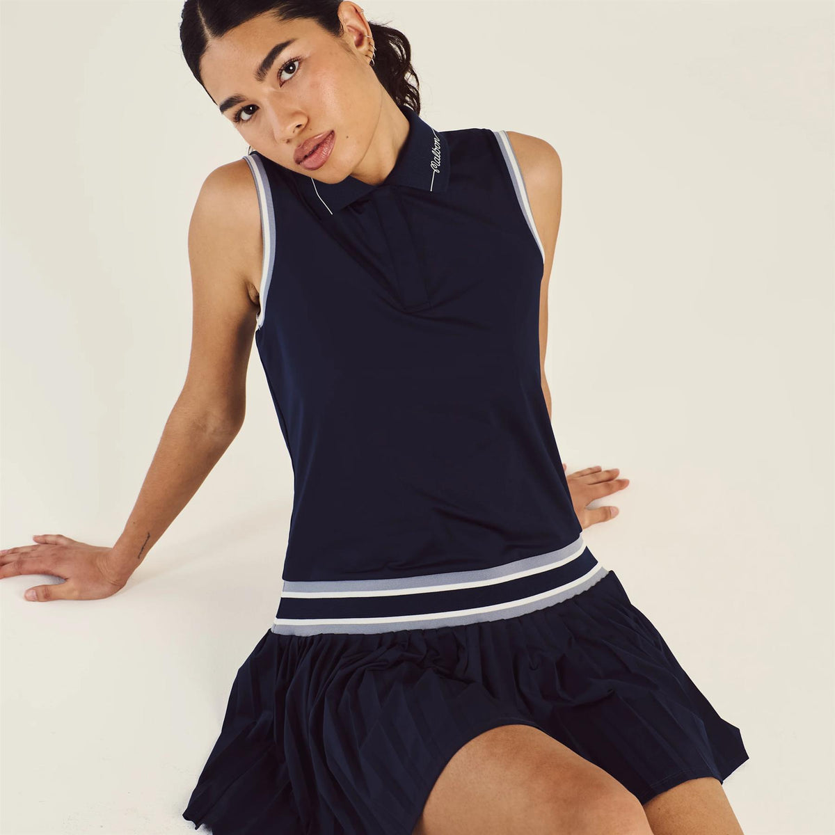 Womens Bella Dress Navy