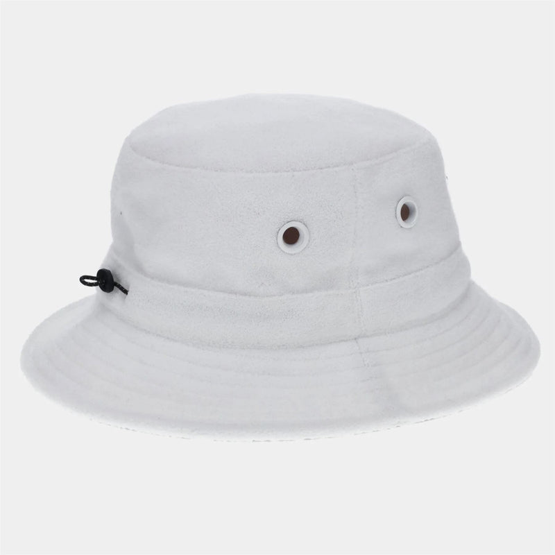 Terry Towel Sport Bucket Hat White