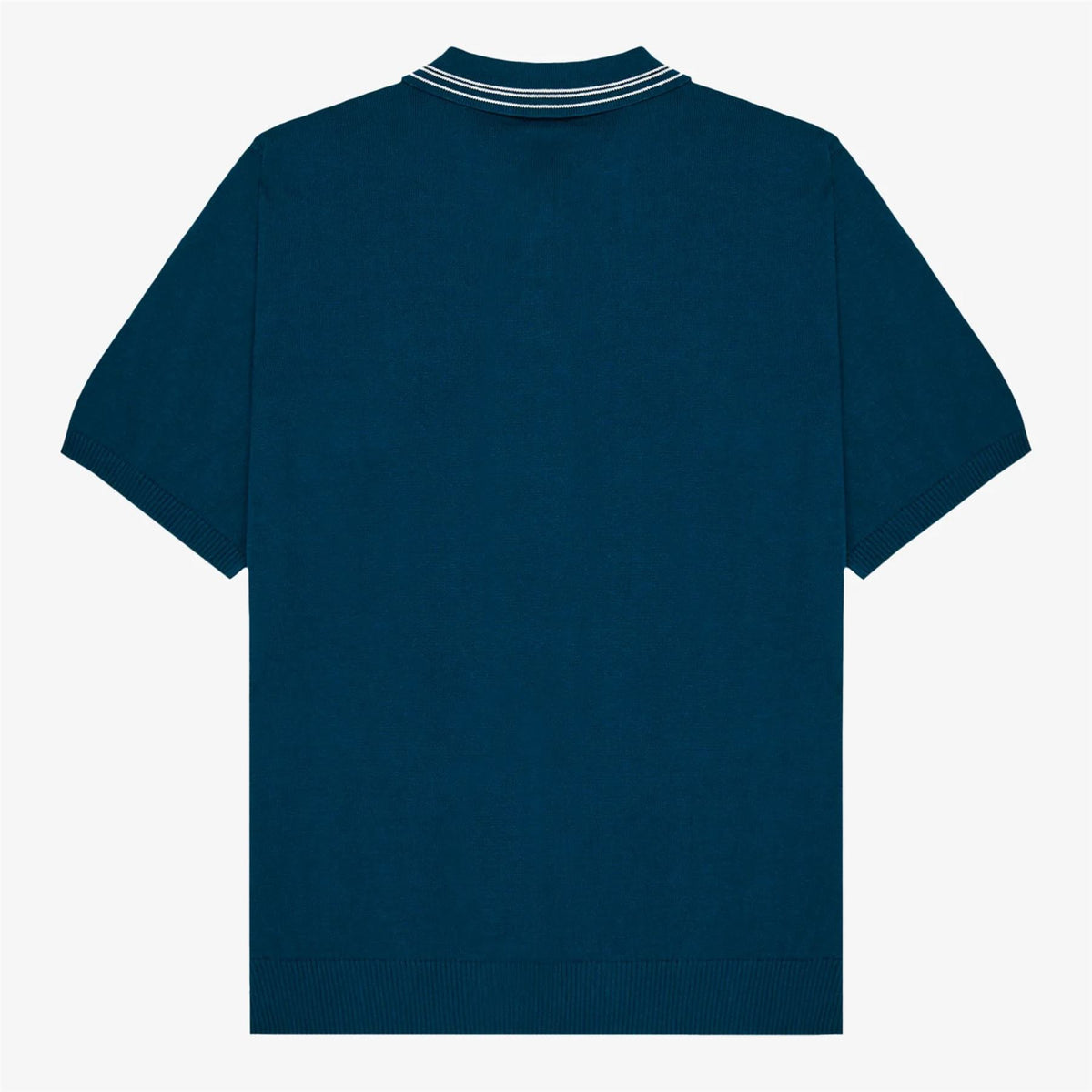 Campania Knit Polo Azurra
