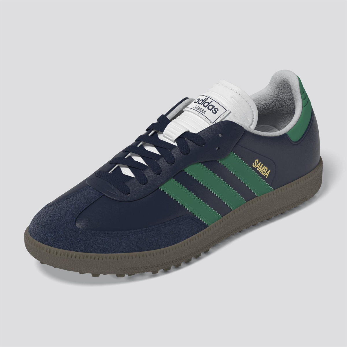 Samba Spikeless Golf Shoes Night Indigo/Court Green/Footwear White