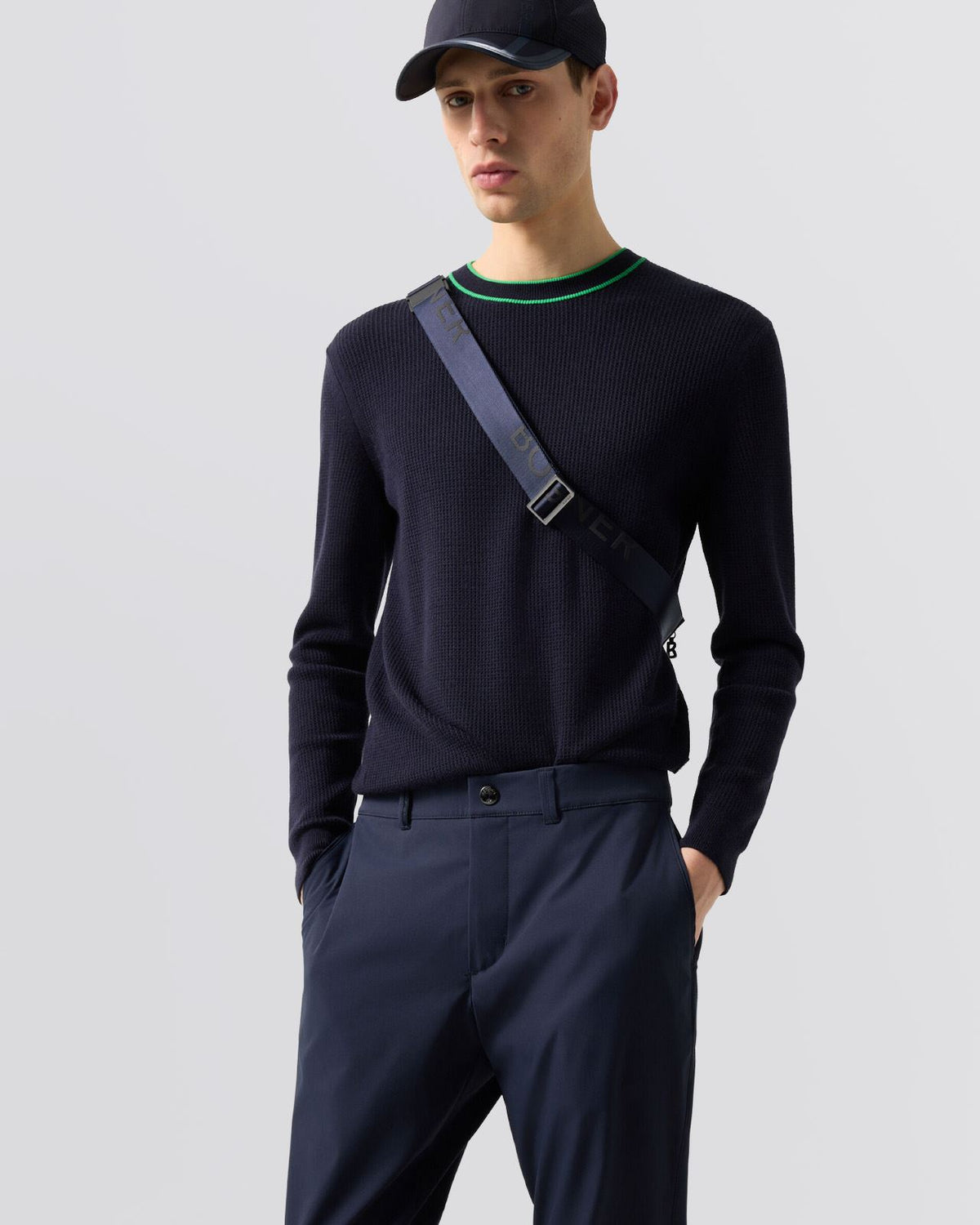 Anjo3 Pants Dusty Blue