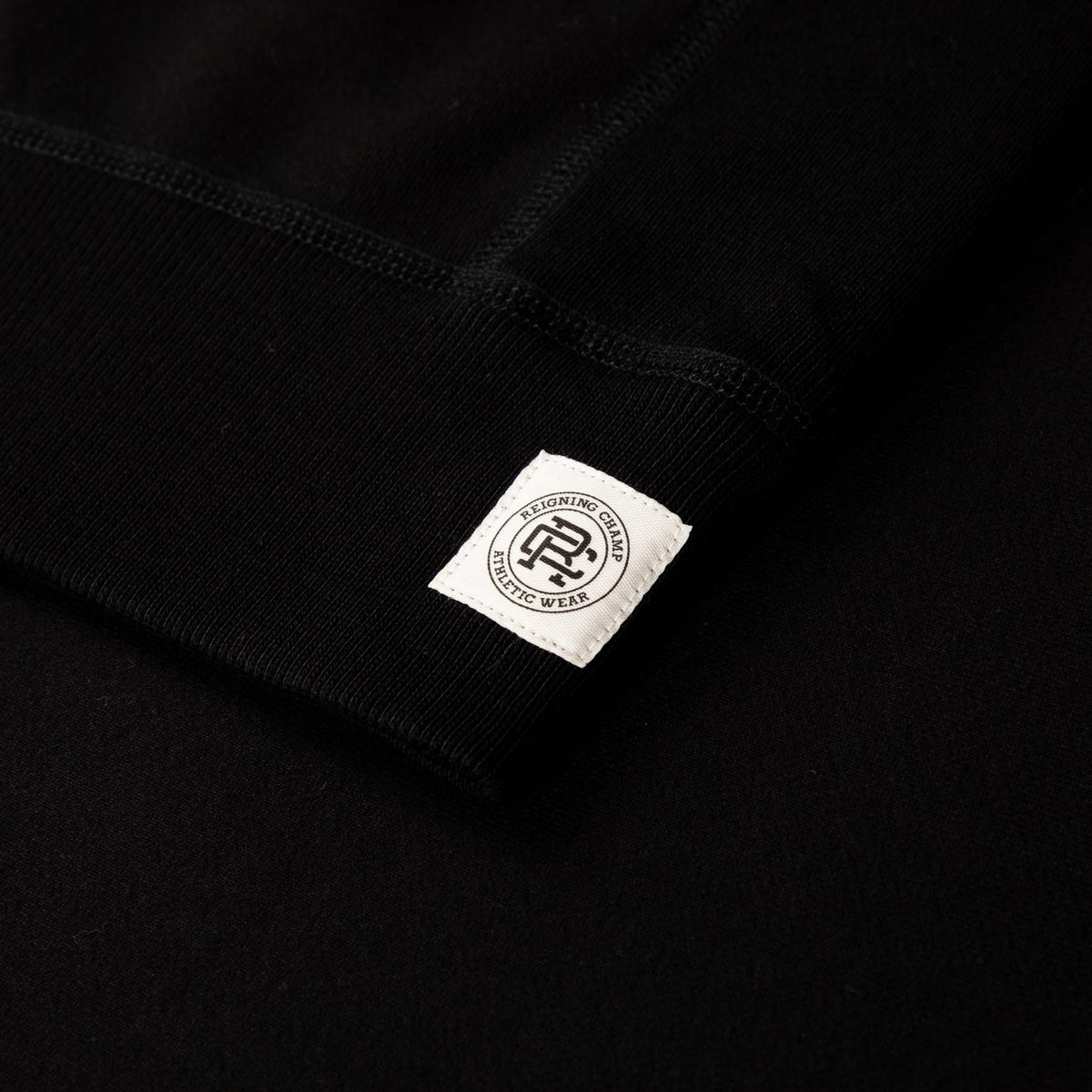 Midweight Terry Standard Crewneck Black