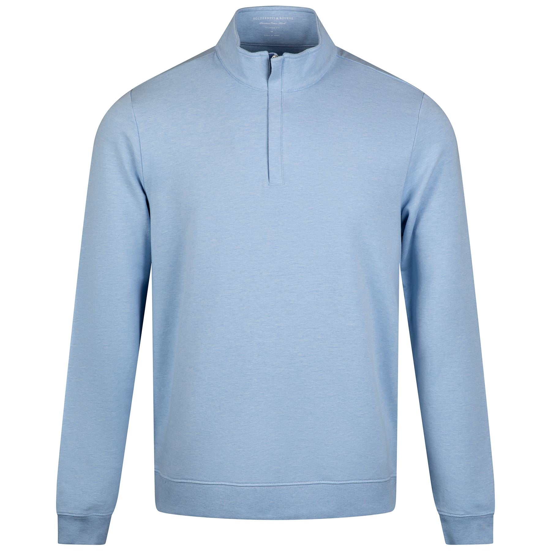 The Harper Knitted Pullover Heathered Skye