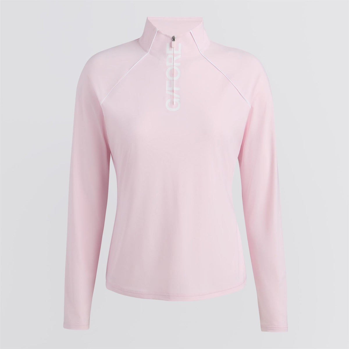Womens Silky Tech Nylon Raglan Pullover Blush