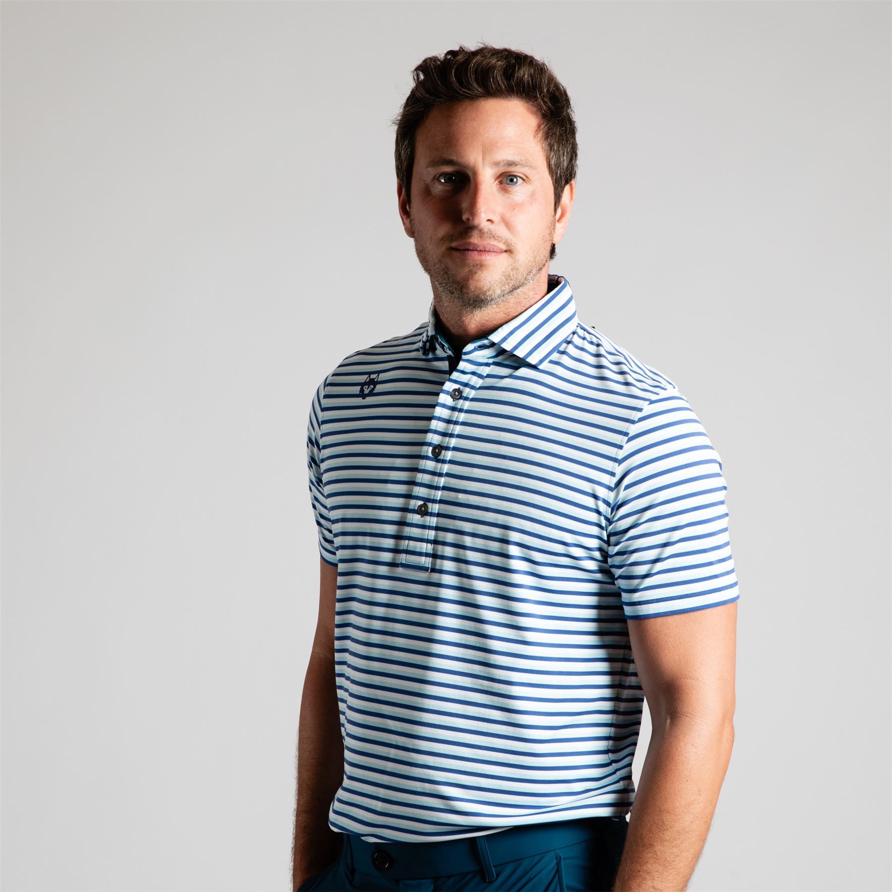 Greyson Stans Polo Mongoose/Arctic/Viper | TRENDYGOLF USA