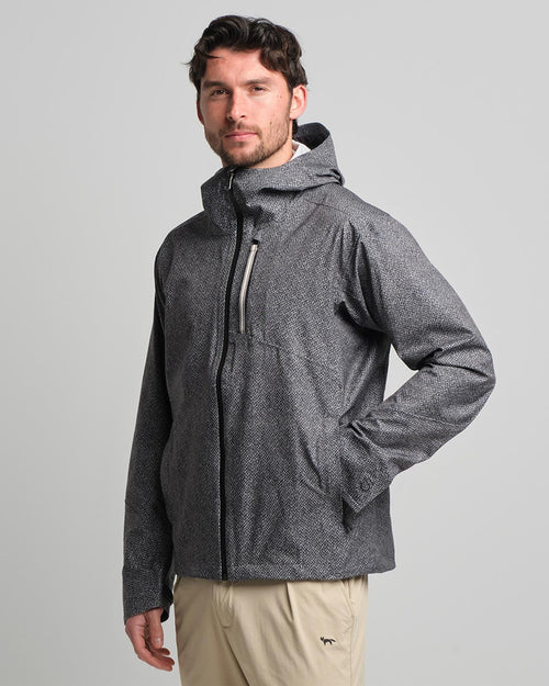 James 3 Layer Jacket Exploded Grey Donegal