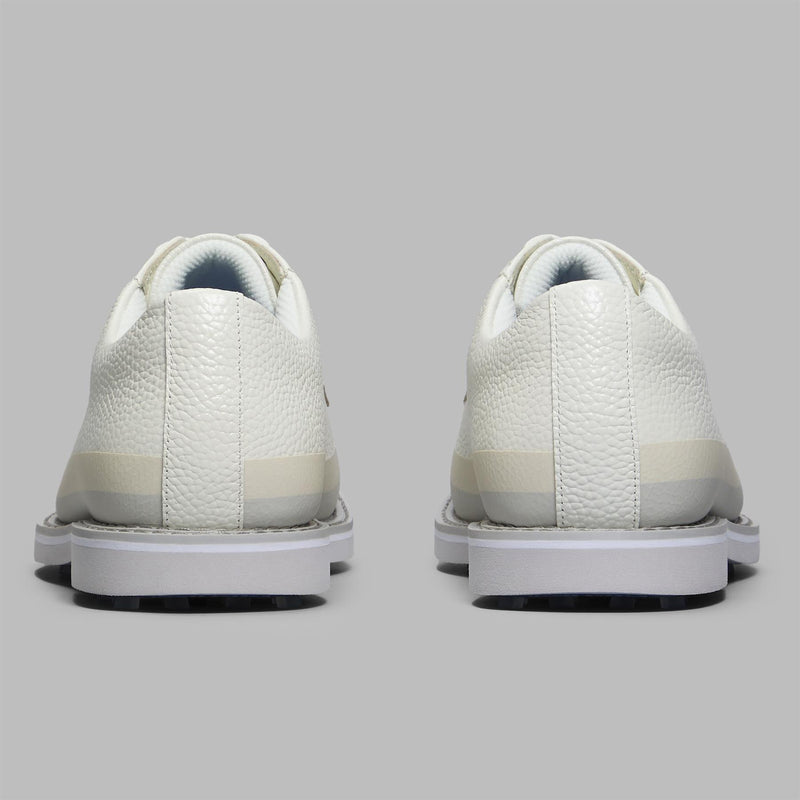 GALLIVANTER Tuxedo Stripe Leather Golf Shoes Snow/Nimbus
