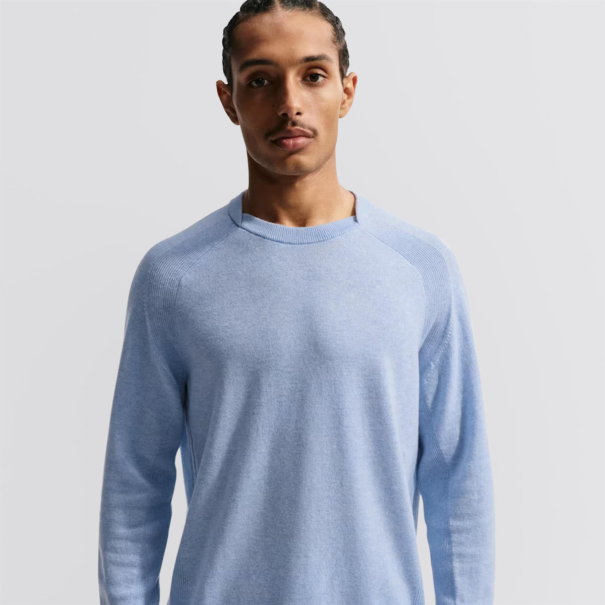 Tailored Performance Crewneck Sweater Work Blue/Ashen Slate