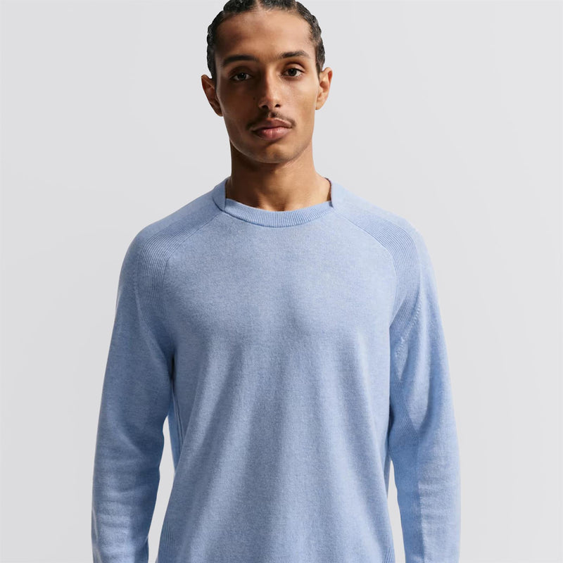 Tailored Performance Crewneck Sweater Work Blue/Ashen Slate