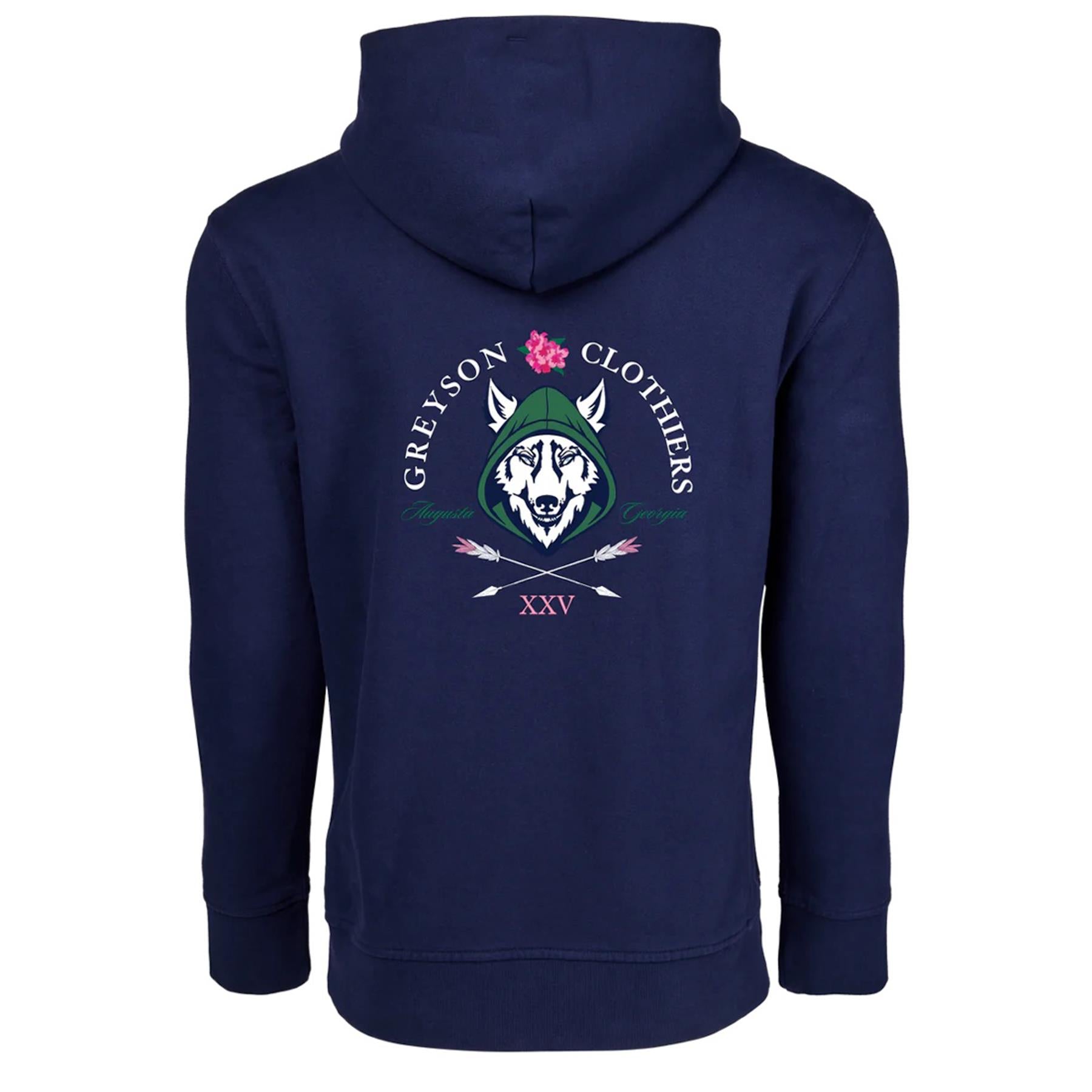 Greyson Stalking Wolf Aspen Hoodie Maltese Blue | TRENDYGOLF USA