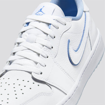 Air Jordan 1 Low Spikeless Golf Shoes White/Legend Blue/Blue Tint